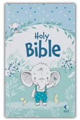 NLT Infant Bible--hardcover, blue
