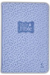 NLT Infant Bible New Testament--soft leather-look, blue