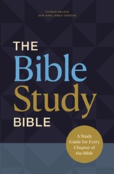 NKJV The Bible Study Bible, Comfort Print--hardcover