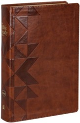 NKJV The Bible Study Bible, Comfort  Print--soft leather-look, brown