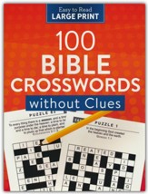 100 Crosswords without Clues Large  Print