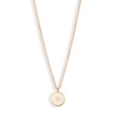 Daisy, Sister, Necklace, Gold