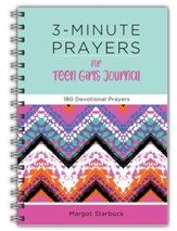 3-Minute Prayers for Teen Girls Journal: 180 Devotional Prayers