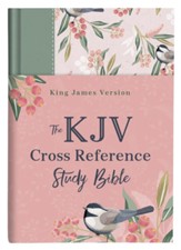 KJV Cross Reference Study Bible--cloth over hardcover, sage songbird