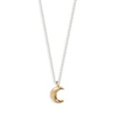 Love You, Gold Moon Necklace
