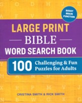 Large Print Bible Word Search Book: 100 Fun Large-Print Bible-Based Puzzles to Challenge Your Brain