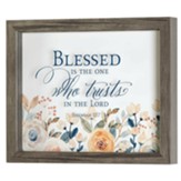 Blessed Is the One Framed Art