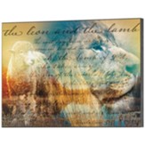 You The Lion And The Lamb Plaque