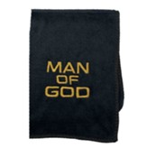 Man of God Pastor Towel, Microfiber, Black