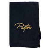 Pastor Towel, Microfiber, Black