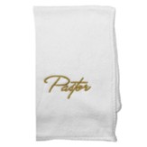 Pastor Towel, Microfiber, White