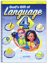 God's Gift of Language 4 Teacher  Key, 4th Edition (Grade 4)