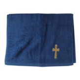Cross Pastor Towel, Navy