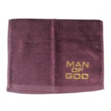 Man of God Pastor Towel, Burgundy