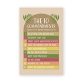 10 Commandments Laminated Poster, 11x17