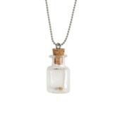 Mustard Seed Cube Bottle Necklace