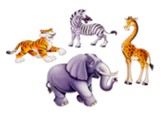 WildLIVE! Savanna Animal Cutouts (pkg. of 4)