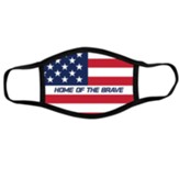 Kids' Home Of The Brave American Flag Face Mask
