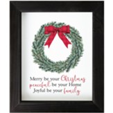 Merry Be Your Christmas, Framed Wall Art