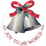 Joy To The World Bell Shape Circle Sign