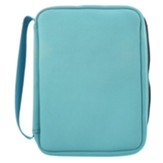 Neoprene Bible Cover, Teal, Large