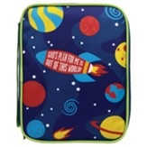 To The Moon Canvas Bible Cover, Medium