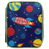 To The Moon Canvas Bible Cover, Large