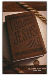 ESV Following Jesus Bible, Trutone, Brown