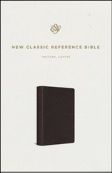 ESV Reference Bible--soft leather-look, coffee