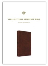 ESV Verse-by-Verse Reference Bible, TruTone Imitation Leather, Deep Brown