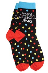Friend in Jesus, Socks Black