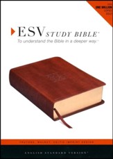ESV Study Bible, TruTone Imitation Leather, Walnut, Celtic Imprint Design