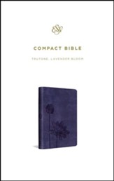 ESV Compact Bible, TruTone, Lavender Bloom,
