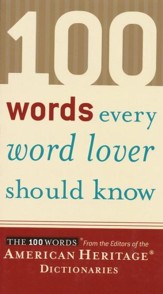 100 Words Every Word Lover Should  Know