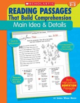 Reading Passages That Build Comprehension: Main Idea & Details