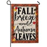 Fall Breeze and Autumn Leaves Flag, Small