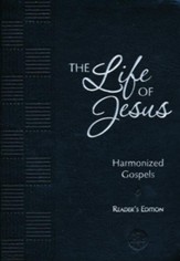 The Passion Translation (TPT): The Life of Jesus, Harmonized  Gospels (Reader's Edition), imitation leather, black