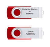 Mastering Algebra John Saxon's Way: Algebra 2, 2nd or 3rd  Edition on USB Drive