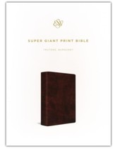 ESV Super Giant Print Bible (TruTone Imitation Leather, Burgundy) - Slightly Imperfect