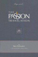 TPT Large-Print New Testament with  Psalms, Proverbs and Song of Songs, 2020 Edition--imitation leather, burgundy
