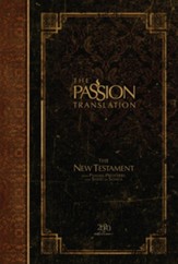 TPT New Testament with Psalms, Proverbs and Song of Songs, 2020 Edition--hardcover, espresso - Slightly Imperfect