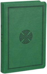 ESV Student Study Bible, Trutone, Green with Mosaic Cross Design - Slightly Imperfect