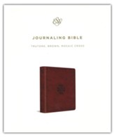 ESV Journaling Bible (TruTone, Brown, Mosaic Cross Design)