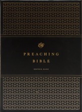 ESV Preaching Bible, Black Goatskin  Leather