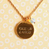 One Of A Kind Necklace, Gold Plated Brass