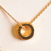 Wonderfully Made Necklace, Gold Plated Brass