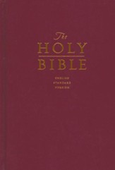 ESV Premium Pew and Worship Bible,  Burgundy