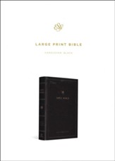 ESV Large Print Bible, Black