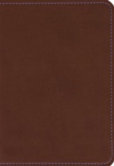 KJV Compact Large Print Reference Bible, Flexisoft Espresso