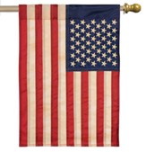 Tea Stained American Flag, Large
